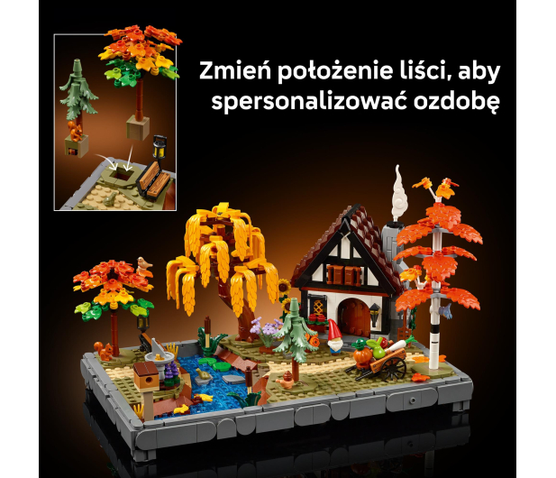 LEGO ICONS 11372 Jesienny ogród z chatką - 1473408 - zdjęcie 8